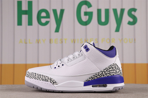 US$53 Air Jordan 3 Dark Iris CT8532-105 Size 36-47.5