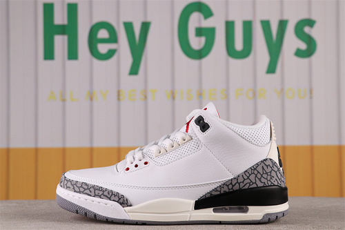 US$53 Air Jordan 3 White Cement DN3707-100 Size 36-47.5