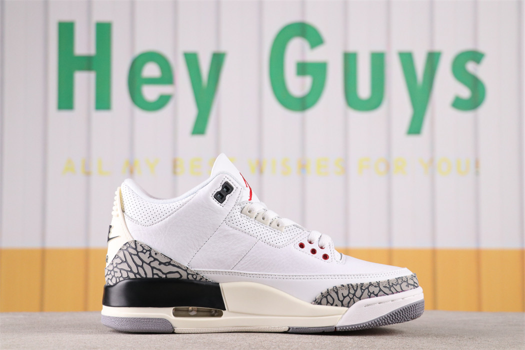 US$57 Air Jordan 3 White Cement Sku DN3707-100 Size 35.5-47.5