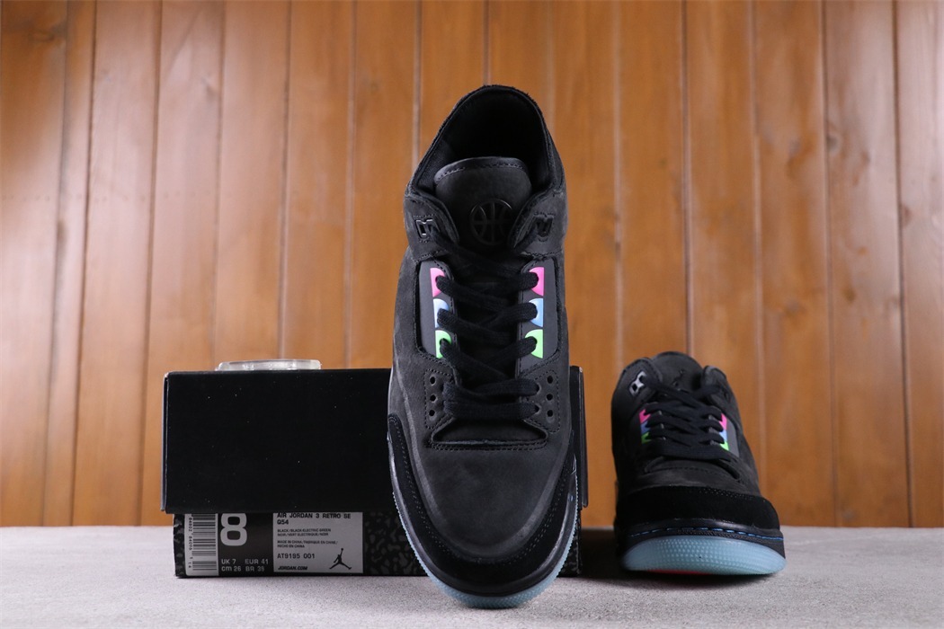 US$62 Air Jordan 3 “Quai 54”AT9195-001 SIZE 40-47.5