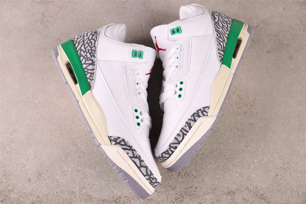 US$66 Air Jordan 3 Lucky Green CK9246-136 Size 36-47.5