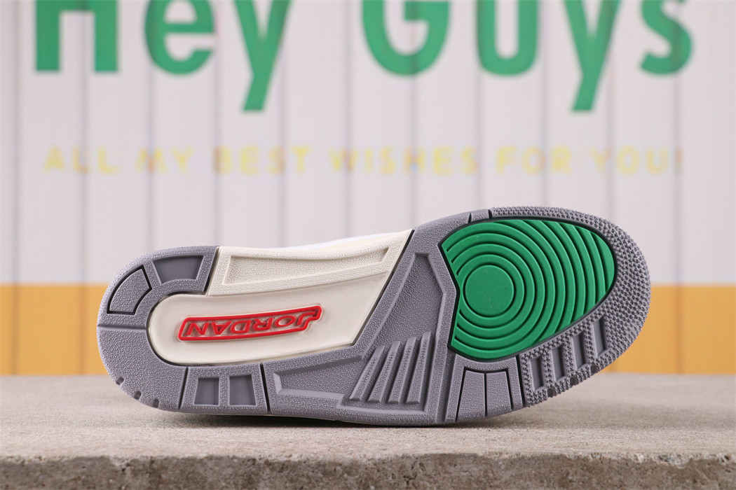 US$75 Air Jordan 3 Lucky Green SKU CK9246-136 Size 40-47.5