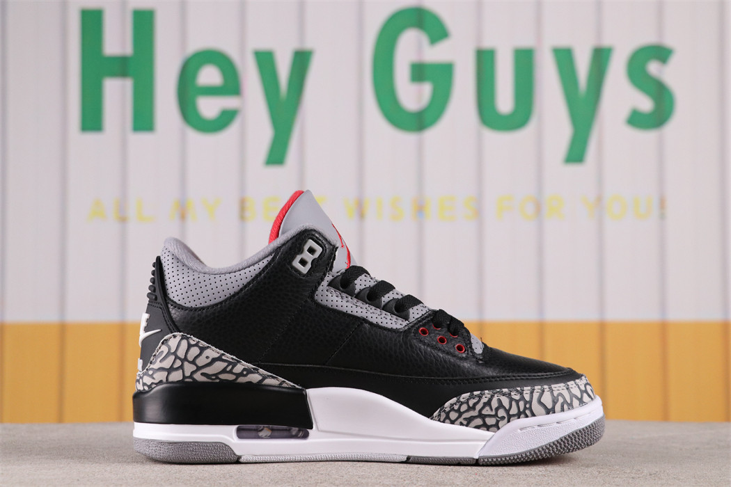 US$75 Air Jordan 3 OG Black Cement 854262-001 Size 40-47.5