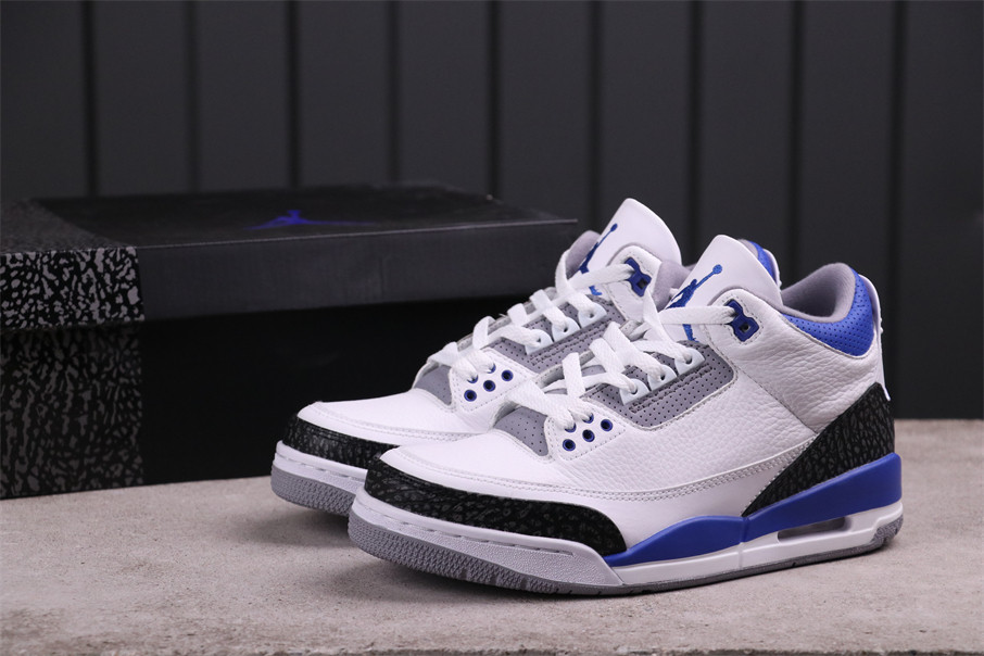 100USD Air Jordan 3 True Blue CT8532-145 Size 40-47