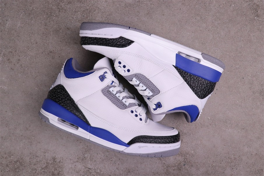 100USD Air Jordan 3 True Blue CT8532-145 Size 40-47