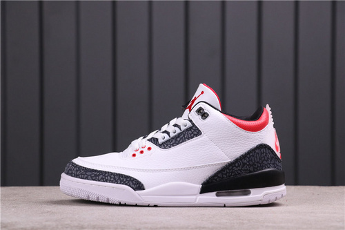 33USD AJ3 Air Jordan 3 SE DNM Fire Red CZ6431-100 Size 36-45