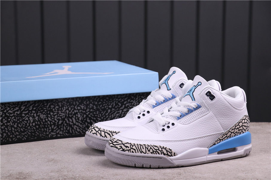 33USD AJ3 Air Jordan 3 True Blue CT8532-104 Size 36-45