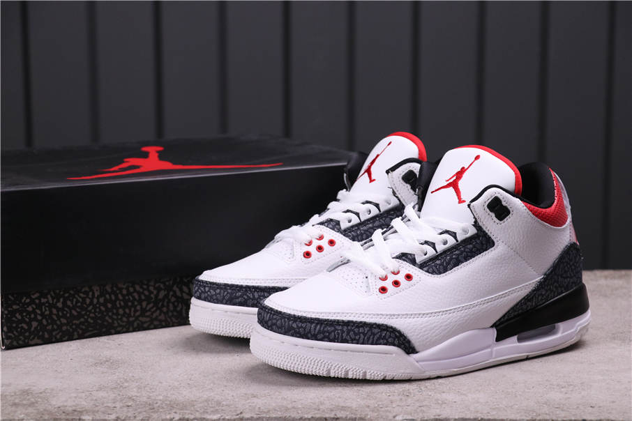 36USD Air Jordan 3 SE DNM“ Fire Red”CZ6431-10036-47.5