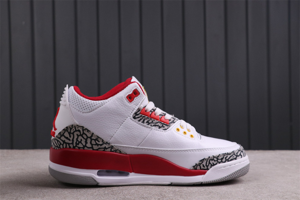 40USD Air Jordan 3 Cardinal Red CT8532-126 SIZE 36-45