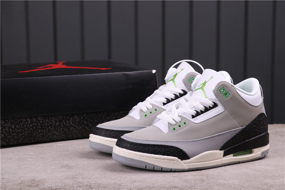 44USD AJ3 Fragment Design x Air Jordan 3 136064-006 Size 36-46