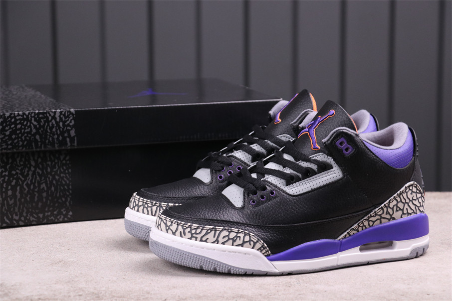 44USD Air Jordan 3 Court Purple CT8532-050 Size 36-46