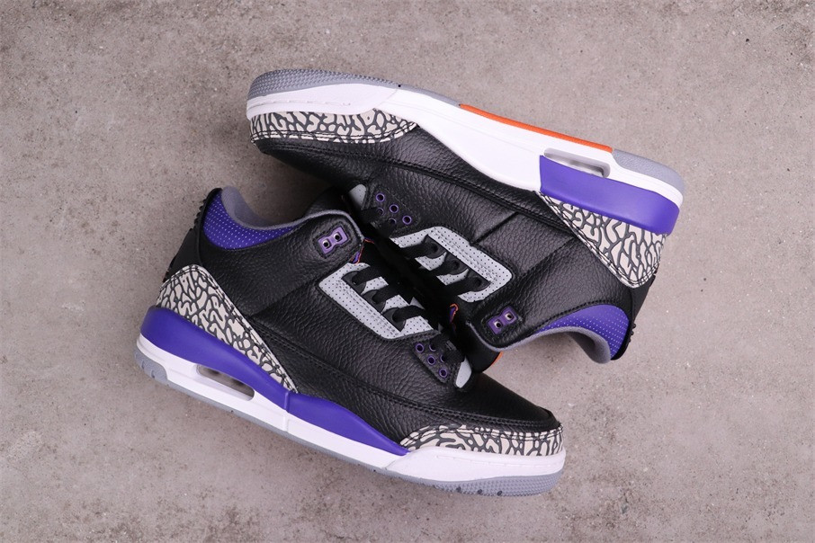 44USD Air Jordan 3 Court Purple CT8532-050 Size 36-46