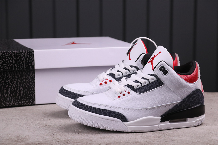 44USD Air Jordan 3 SE DNM Fire Red CZ6431-100  Size 36-46