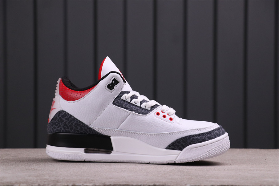 44USD Air Jordan 3 SE DNM Fire Red CZ6431-100  Size 36-46