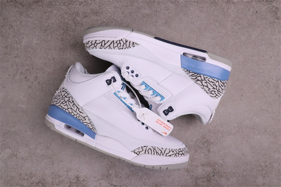 44USDAir Jordan 3True Blue CT8532-104 Size 36-46