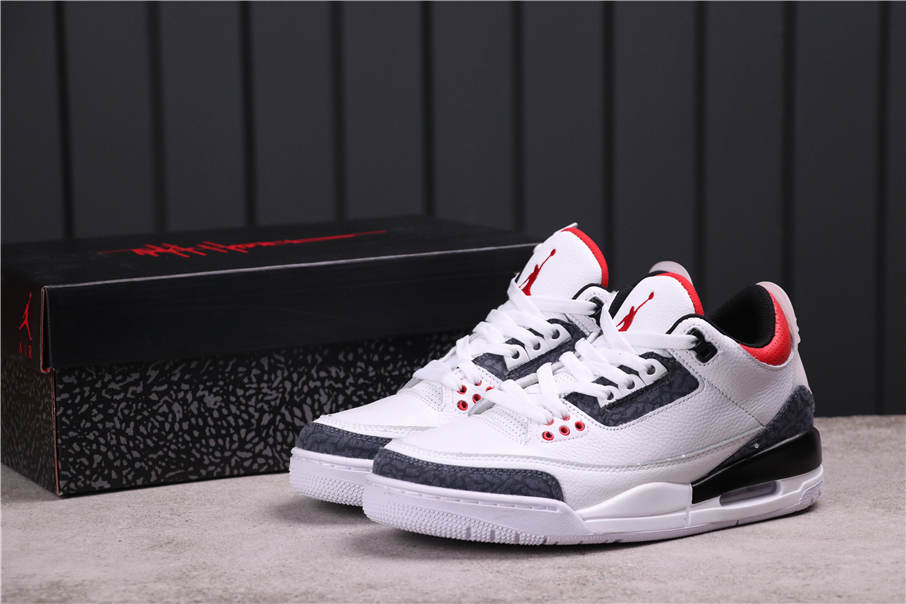 49USD Air Jordan 3 SE DNM“ Fire Red” CZ6431-100 36-46