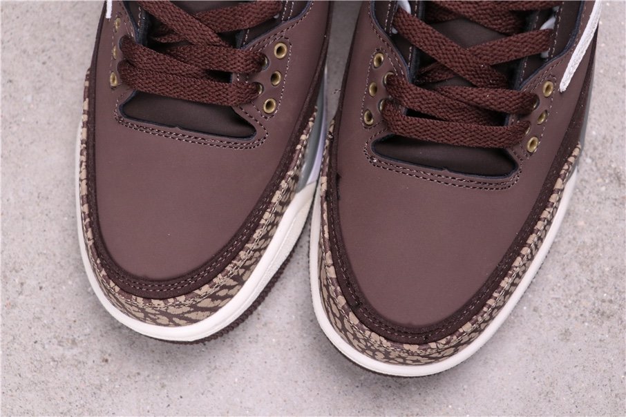 62USD Air Jordan 3 Tinker NRG Gold Beige Dark Brown 854262-609 36-46