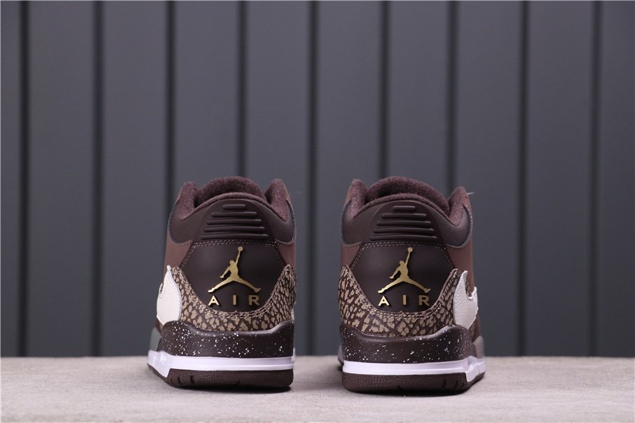 62USD Air Jordan 3 Tinker NRG Gold Beige Dark Brown 854262-609 36-46