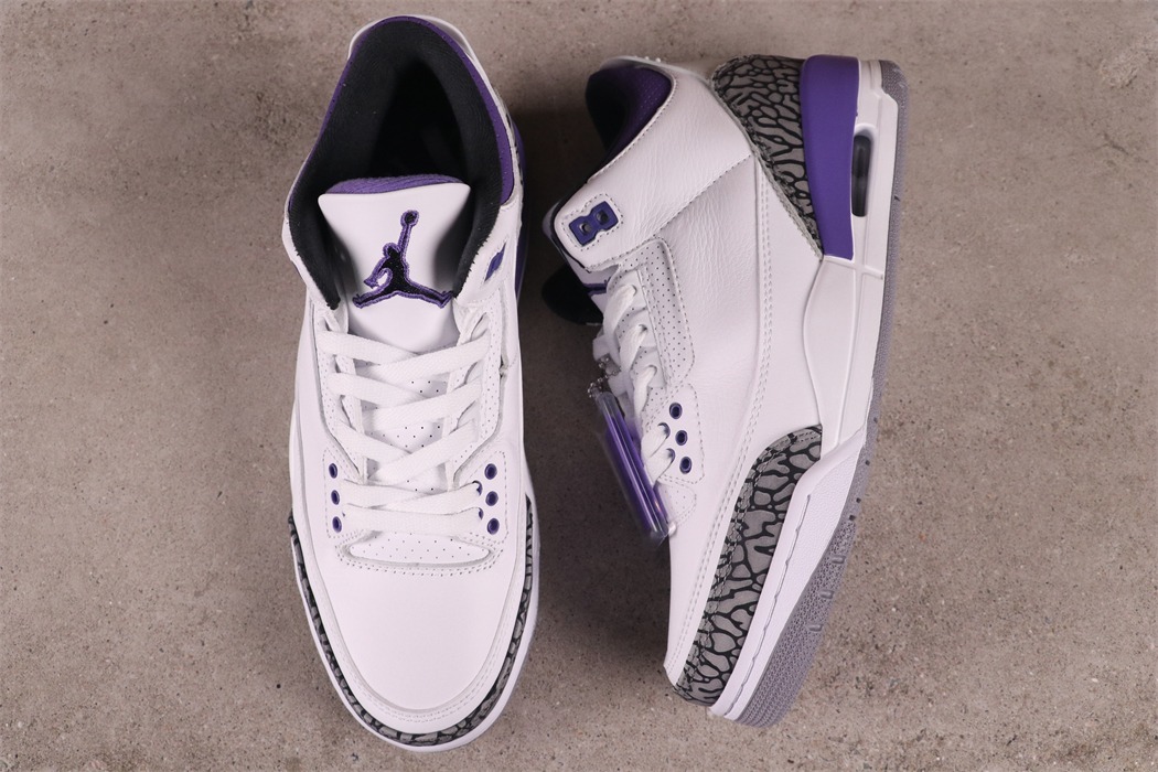 $75 Air Jordan 3 Dark Iris CT8532-105 Size 40-47.5