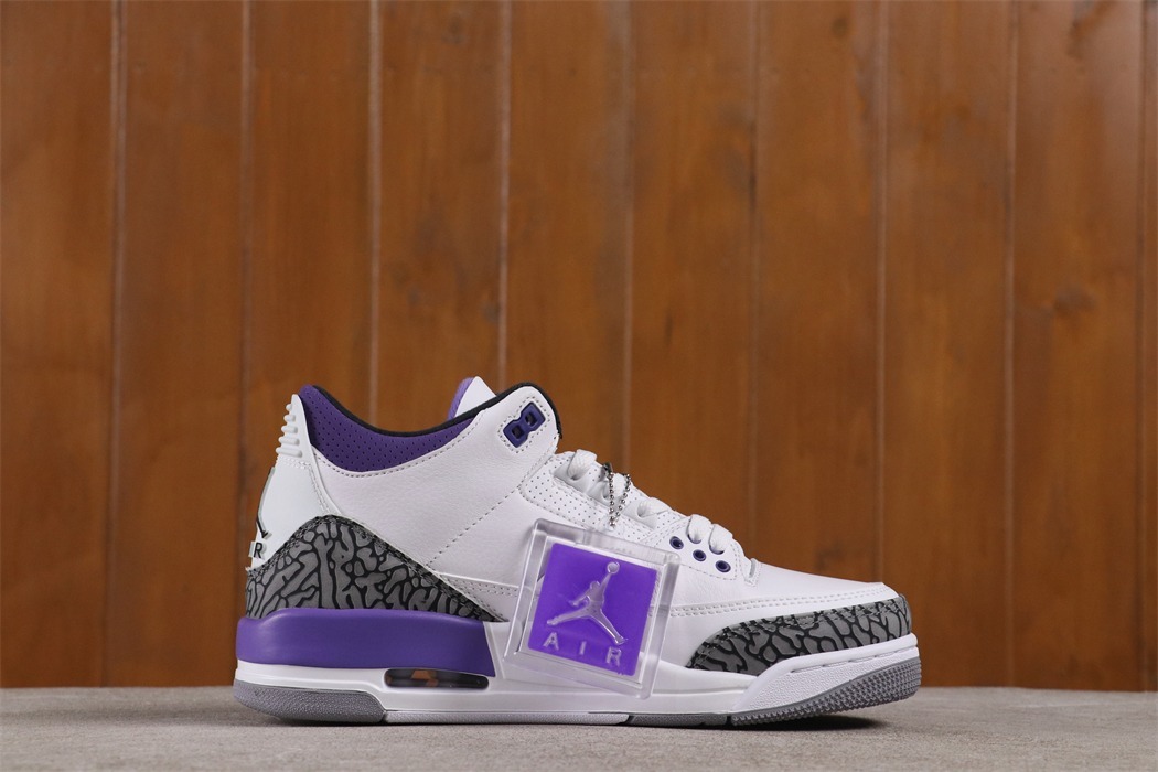 $75 Air Jordan 3 Dark Iris CT8532-105 Size 40-47.5