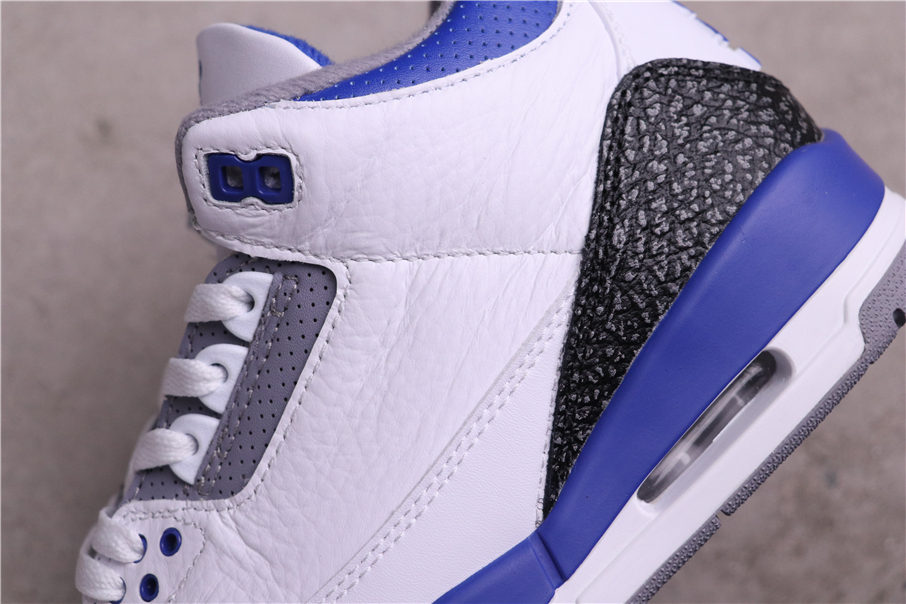 76USD AJ3 Air Jordan 3True BlueCT8532-145 Size 40-47