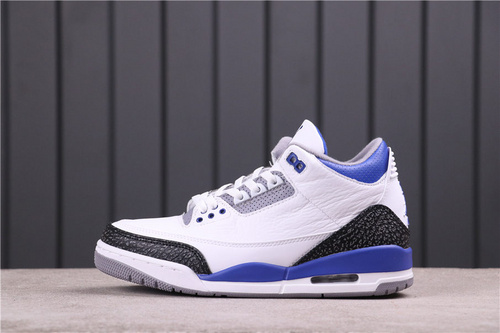76USD AJ3 Air Jordan 3True BlueCT8532-145 Size 40-47