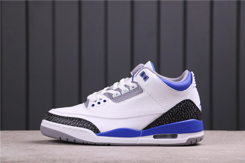 78USD AJ3 Air Jordan 3 True Blue CT8532-145 Size 40-47