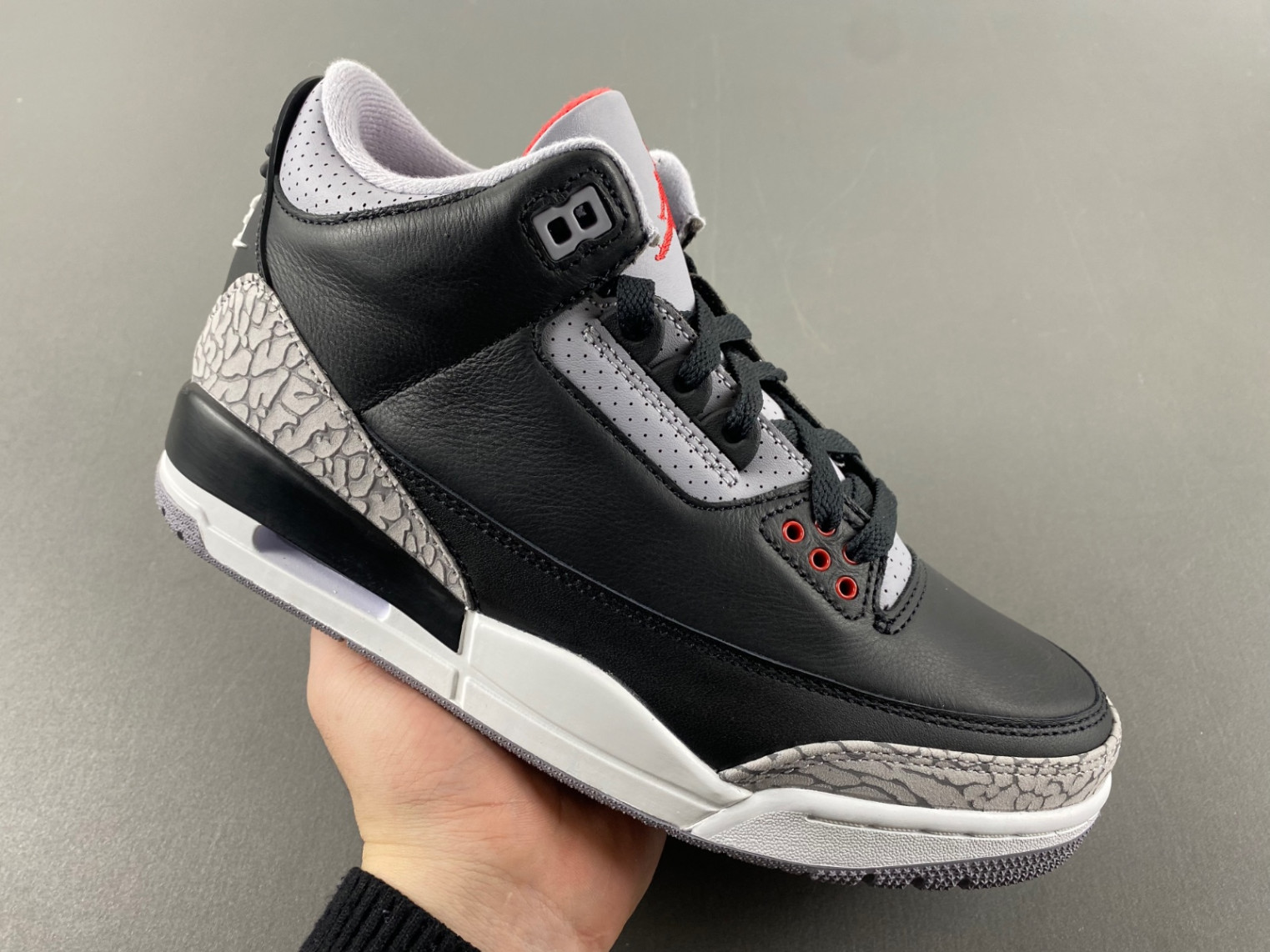 86USD M版 Air Jordan 3 OG “Black Cement” DN3707-010 Mens US SIZE 7-13 EU 40-47.5