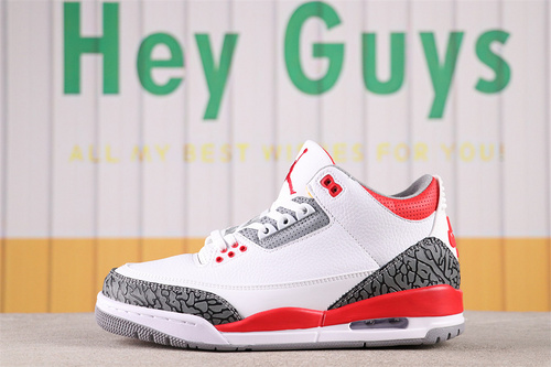 US$33 Air Jordan 3 Fire Red DN3707-160 Size 36-46