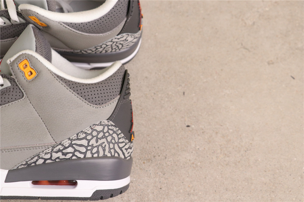 US$44 Air Jordan 3 Cool Grey CT8532-012  Size 40-47.5