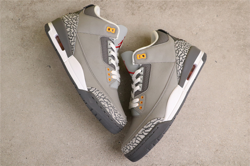 US$44 Air Jordan 3 Cool Grey CT8532-012  Size 40-47.5