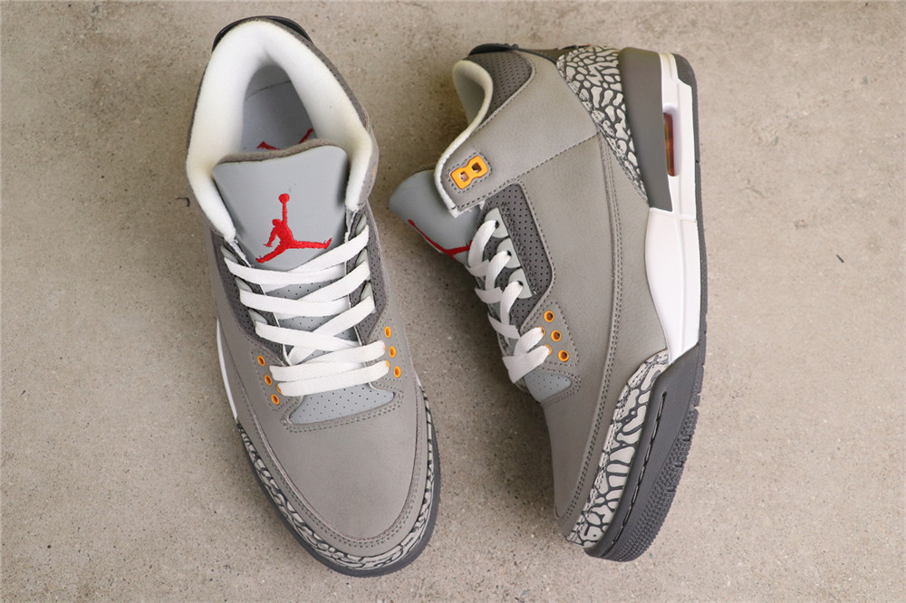 US$44 Air Jordan 3 Cool Grey CT8532-012  Size 40-47.5
