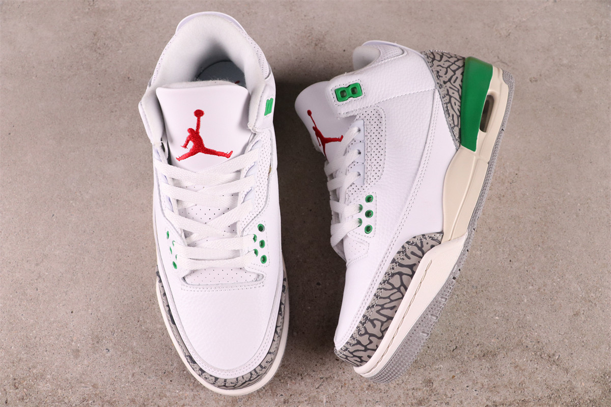 US$44 Air Jordan 3 Lucky Green CK9246-136 Size 36-47.5