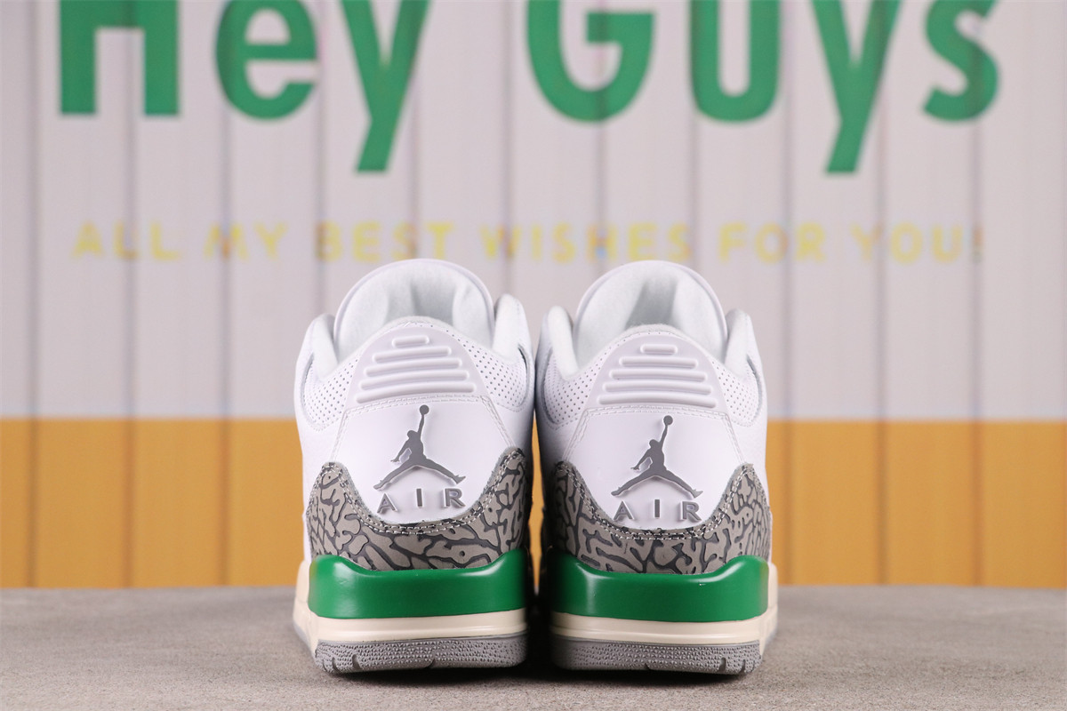 US$44 Air Jordan 3 Lucky Green CK9246-136 Size 36-47.5