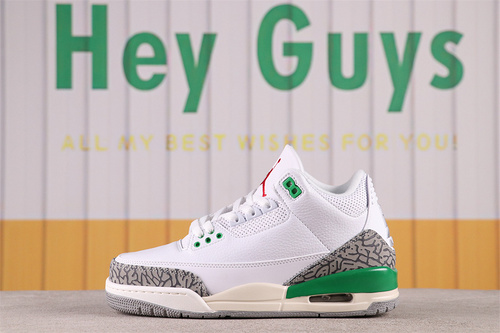 US$44 Air Jordan 3 Lucky Green CK9246-136 Size 36-47.5