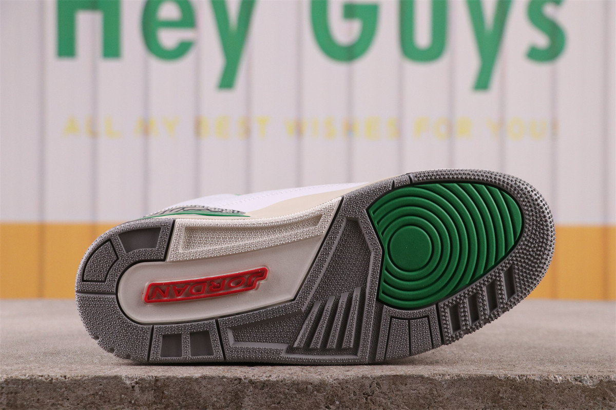 US$44 Air Jordan 3 Lucky Green CK9246-136 Size 36-47.5
