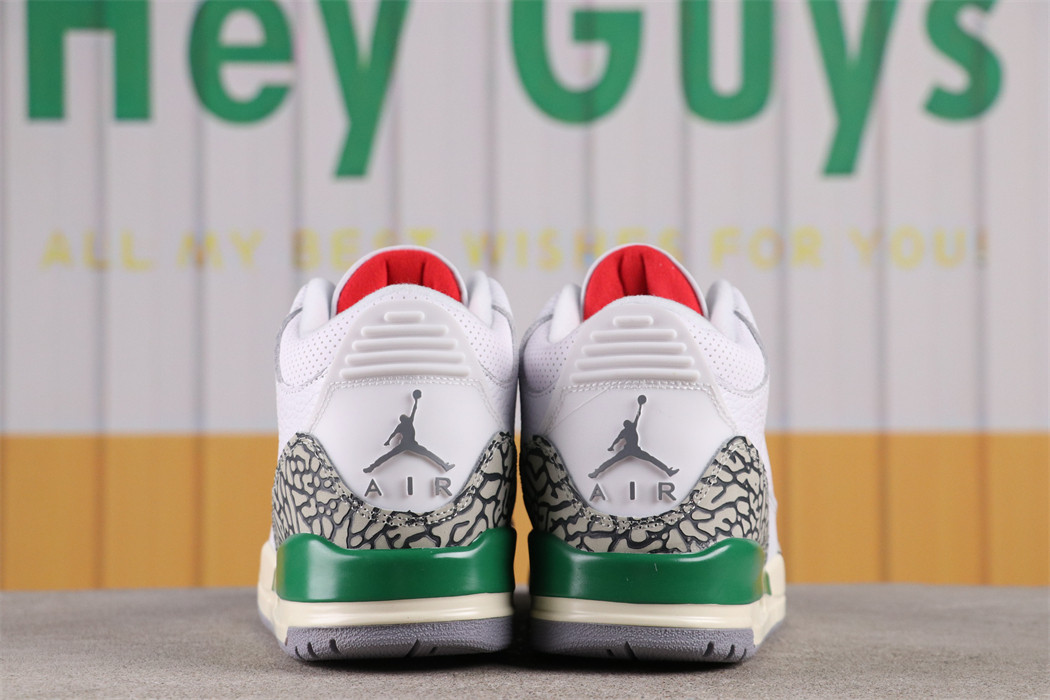 US$48 Air Jordan 3 Lucky Green CK9246-136 Size 36-46