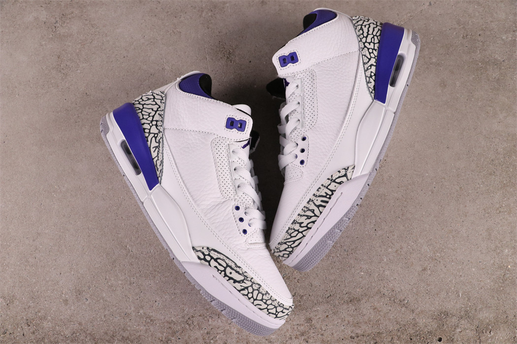 US$53 Air Jordan 3 Dark Iris CT8532-105 Size 36-47.5