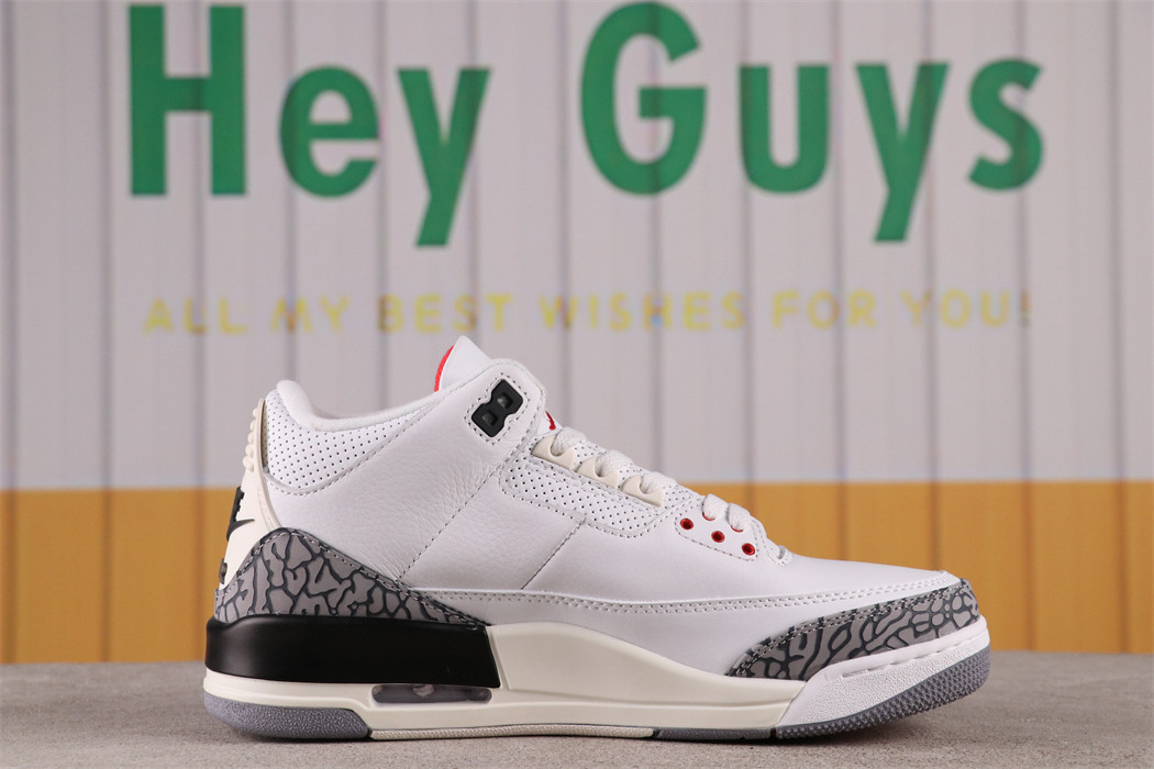 US$53 Air Jordan 3 White Cement DN3707-100 Size 36-47.5