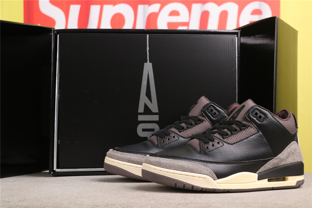 US$53 Air Jordan A Ma Manière x Air Jordan 3 Black FZ4811-001 黑紫 Size 40-47.5 (40 40.5 41 42 42.5 4