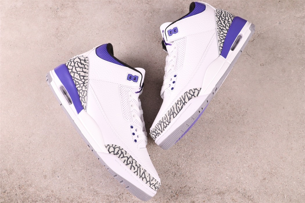 US$57 Air Jordan 3 Dark Iris CT8532-105 Size 36-47.5
