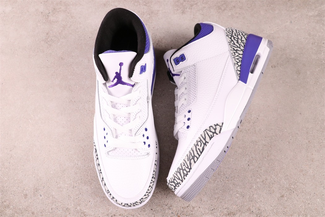 US$57 Air Jordan 3 Dark Iris CT8532-105 Size 36-47.5