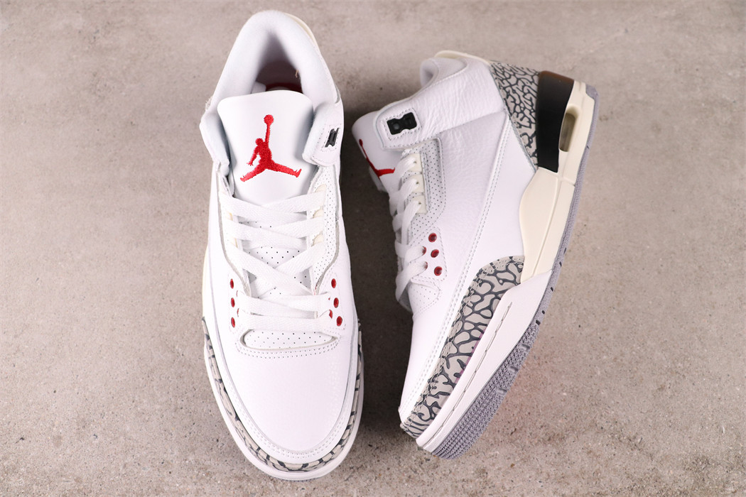 US$57 Air Jordan 3 White Cement Sku DN3707-100 Size 35.5-47.5