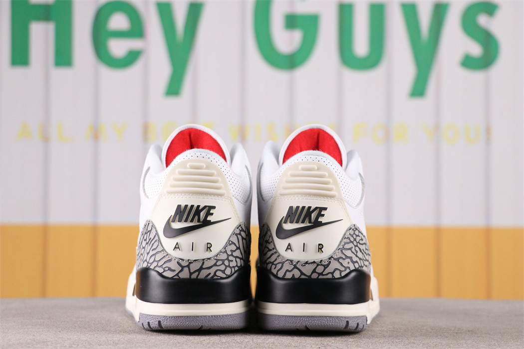 US$57 Air Jordan 3 White Cement Sku DN3707-100 Size 35.5-47.5