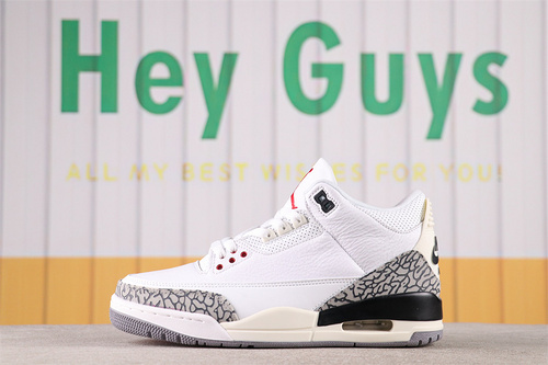 US$57 Air Jordan 3 White Cement Sku DN3707-100 Size 35.5-47.5