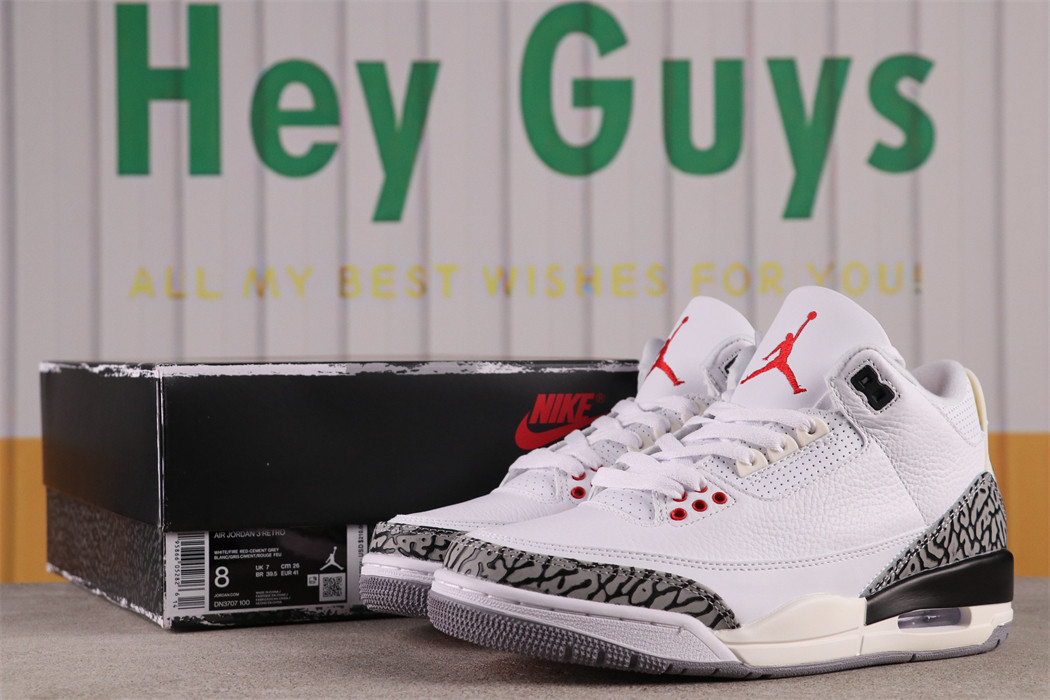 US$62 Air Jordan 3 White DN3707-100 Size 40-47.5