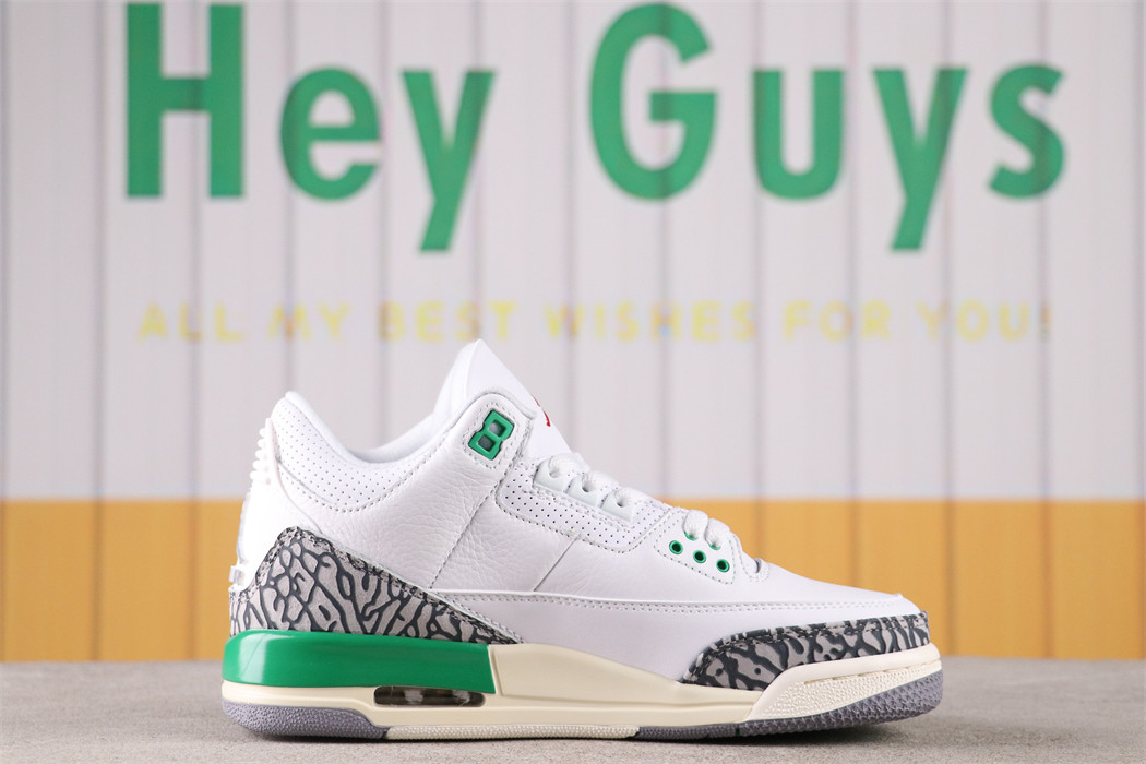 US$66 Air Jordan 3 Lucky Green CK9246-136 Size 36-47.5