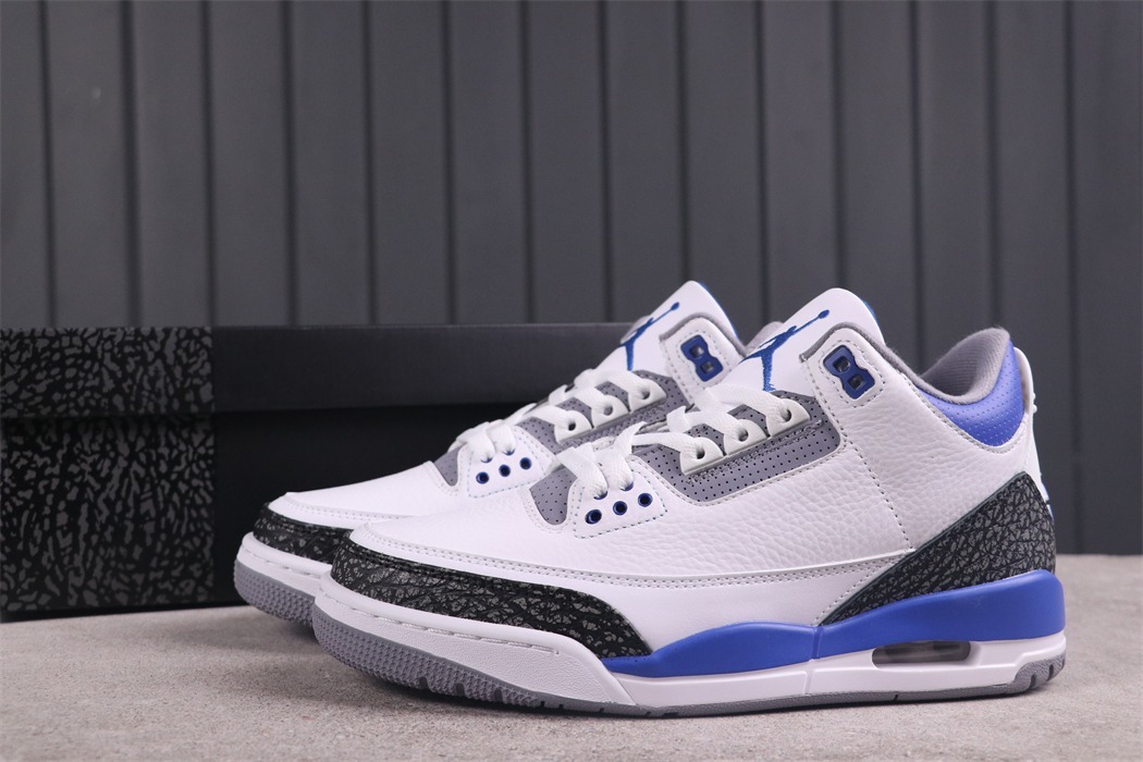 US$66 Air Jordan 3 True Blue CT8532-145 Size 36-47.5