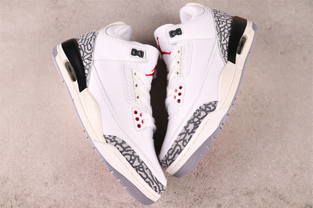 US$66 Air Jordan 3 White Cement Reimagined Sku DN3707-100 Size 36-47.5