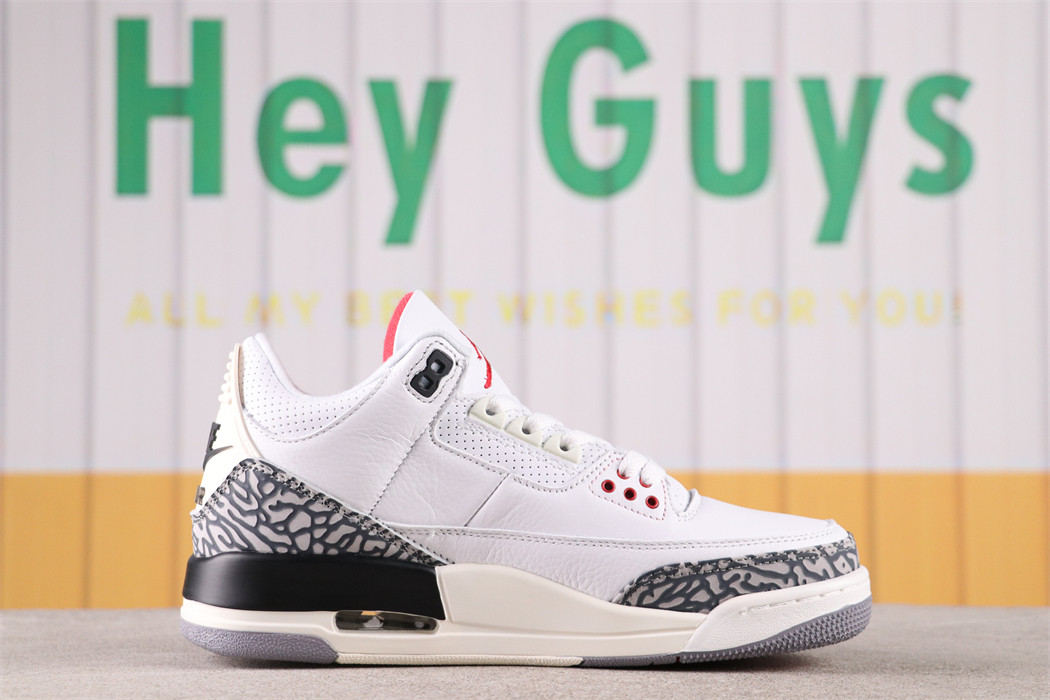 US$66 Air Jordan 3 White Cement Reimagined Sku DN3707-100 Size 36-47.5
